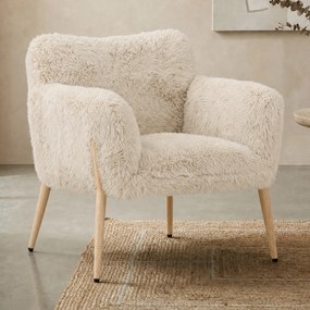 Fauteuil Met Zacht Imitatiebont