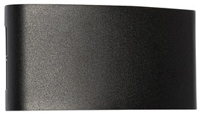 Buiten wandlamp zwart incl. LED 6-lichts IP54 - Silly