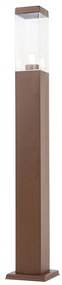 Moderne buitenlamp paal roestbruin 80 cm - Malios