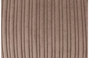 Goossens Bank Ravenia bruin, stof, 2,5-zits, stijlvol landelijk met ligelement links