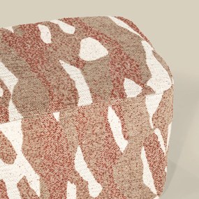 Halbank Grafische Print Rood