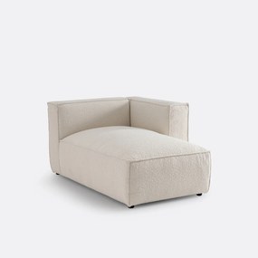 Element voor modulaire bank, in bouclé stof, Seven
