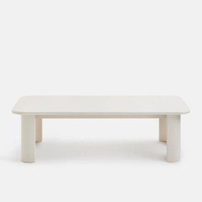 Salontafel met gebeeldhouwde poten, lengte 130 cm, MORTI