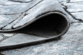 Tapijt modern COZY 8873 Cracks Gescheurd beton - Structureel,  twee poolhoogte , helder , grijskleuring / blauw
