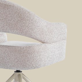 Eetkamerstoel Met Open Rug Beige Beige