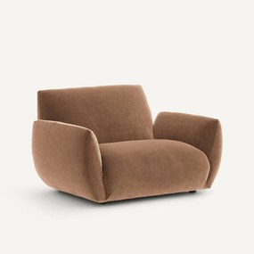 Fauteuil in fluweel, Spogano