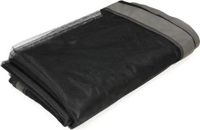 Antraciet Paros terraspergola 3x6m met klamboe en gordijnen Tuinpunt