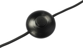 Smart vloerlamp zwart verstelbaar incl. 3 Wifi P45 - Mesh