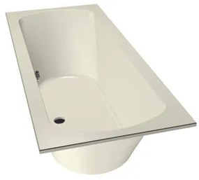 Xenz Lagoon Duobad - 170x75x53 - afvoer Midden - acryl - pergamon 6927-02