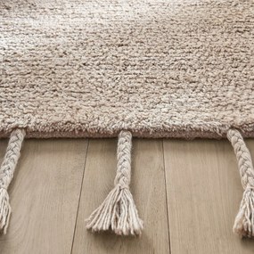 Bedmat in wol, handgestrikt, Neroli