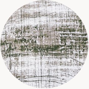 Wasbaar rond jacquard indoor & outdoor vloerkleed Griff