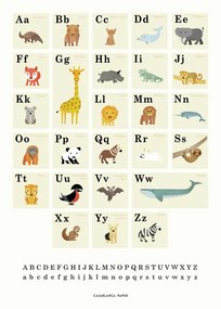 Ilustratie Alphabet Animals, Erik Wintzell