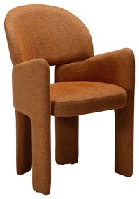 Dan-Form Aole Eetkamerstoel Boucle Pumpkin Spice Oranje