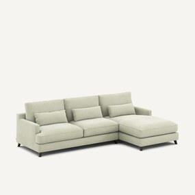 Hoekbank van stonewashed fluweel, ALWINE