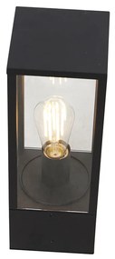 Smart staande buitenlamp zwart 40 cm incl. Wifi ST64 - Charlois