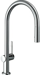 Hansgrohe Talis M54 keukenmengkraan ngreeps ComfortZone 210 met uittrekbare vuistdouche 2 jets chroom 72800000