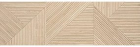 Valence Stripes decor wandtegel 32x100cm naturel