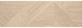 Valence Tangram decor wandtegel 32x100cm naturel