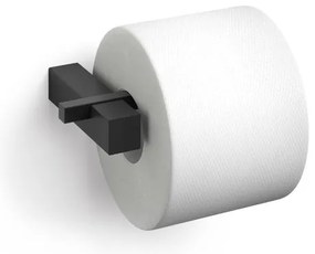 Zack Carvo Toiletrolhouder - zonder klep - zwart 40500