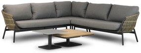 Hoek loungeset 5 personen Aluminium/wicker Taupe  Coco Nathan/Ralph