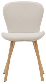 Jörn Eetkamerstoel Margareta - Beige - Linnen - Jörn