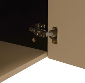 Mat Dressoir Met Strepen Zandkleur 150 Cm - 150x40x75cm.