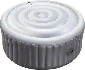 VEVOR Opblaasbare hoes, 137 cm ronde hoesbeschermer, geïsoleerde spahoezen, weerbestendige en waterdichte energiebesparende hoes voor buitengebruik, wit