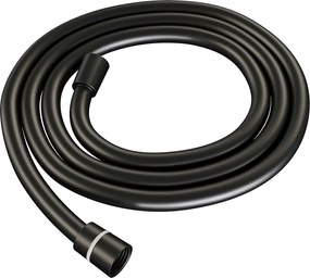 Brauer Stripe thermostatische badkraan met glijstang en staafhanddouche zwart mat