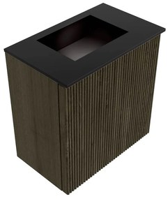 Mondiaz Joya 40cm toiletmeubel shadow met wastafel faye midden zonder kraangat urban