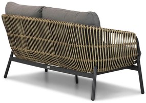 Stoel en Bank Loungeset Wicker Taupe 5 personen Coco Nathan/Ralph