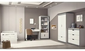 Peuter Wit  Eenpersoonsbed Kami - Voor kinderen Kinderen Peuter Junior 5056231742313 Children's Beds Home, 160x80, Nee, 10 cm schuim/kokos/boekweitmat