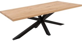 Goossens Eettafel Blade, Strak blad 240 x 100 cm 6 cm dik