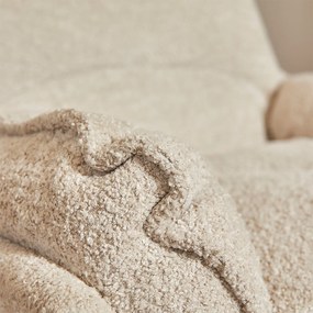 Starfurn Vera Fauteuil Creme Chenille Stof Draaibaar