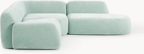 Modulaire hoekbank Wolke (4-zits) met chaise longue