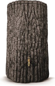 Prosperplast Arves Regenvat Evergreen 475 Liter -Ø 78 x H 120 cm - Eikenstam Look