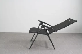Hartman Salvatore/Kings  verstelbare tuinset antraciet - 180x100 cm.