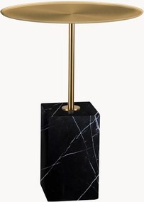 Ronde bijzettafel Cole op marmeren voet