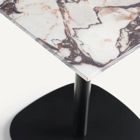 Bistrotafel met blad in keramiek, BELDIXE