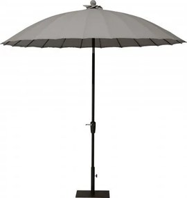 4 Seasons outdoor | Shanghai Ø 300 cm taupe  Parasol    taupe weerbestendig