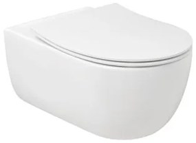 Plieger Kansas randloos toilet met softclose & quick release slimme zitting wit