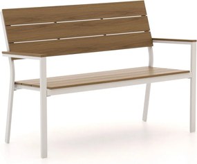Parkbank Bellagio | Aluminium/Polywood | 2 personen | Tuinbank Wit | 128cm | Kees Smit Tuinmeubelen