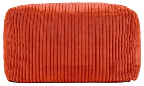 Icon Amara Jumbo Cord Square Footstool Bean Bag, Terracotta