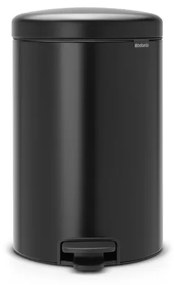 Brabantia NewIcon Pedaalemmer - 20 liter - kunststof binnenemmer - matt black 114106