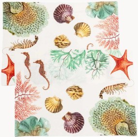Linnen placemats Ocean Animals, 2-delig