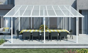 Sierra Palram aluminium terrasoverkapping - Canopia 3 x 5,46 m wit