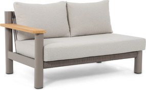 Hoek loungeset 5 personen Rope Taupe  Santika Furniture Santika