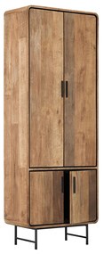 DTP Home Evo Hoge Kast Teak Hout - 80x40x220cm.