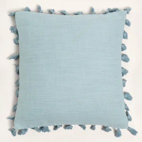 Vierkant Kussen 45x45 Cm In Katoen Laurent Vintage Blauw - Sklum