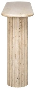 Richmond Interiors La Cantera Travertin Wandtafel Griekse Pilaren - 160 X 38cm.