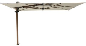 Madison Braga zweefparasol 355x300 cm - mellow champagne olefin - teakhoutlook frame